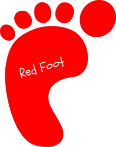 Red foot