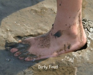 dirty foot