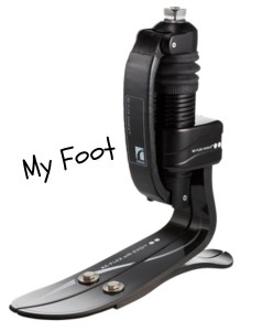 my foot